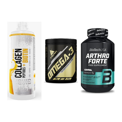 Gelenk-Set: MST Collagen + Peak Omega-3 + BioTech Arthro – alle enthaltenen Artikel
