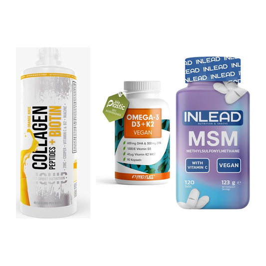 Gelenk-Set: MST Collagen + ProFuel Omega 3 + INLEAD MSM – alle enthaltenen Artikel