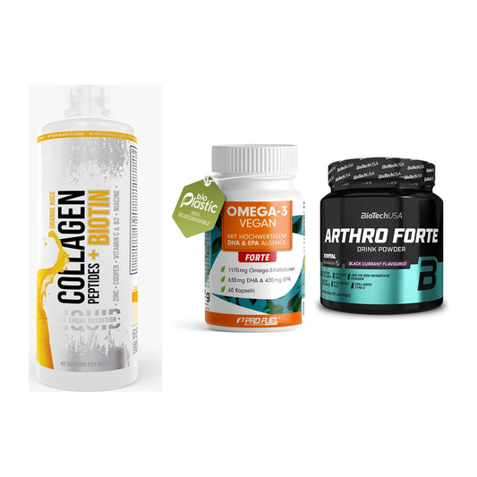 Gelenk-Set: MST Collagen + ProFuel Omega 3 + BioTech Arthro – alle enthaltenen Artikel
