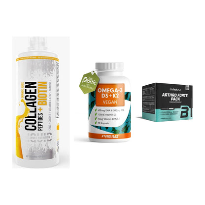 Gelenk-Set: MST Collagen + ProFuel Omega 3 + BioTech Arthro – alle enthaltenen Artikel