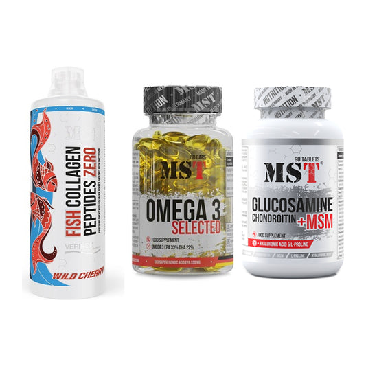 Gelenk-Set: MST Fish Collagen + MST Omega 3 + MST Glucosamine – alle enthaltenen Artikel