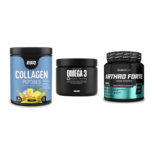 Gelenk-Set: ESN Collagen + Big Zone Omega 3 + BioTech Arthro – alle enthaltenen Artikel