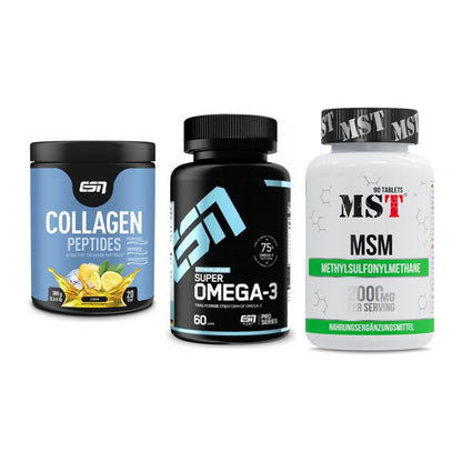 Gelenk-Set: ESN Collagen + ESN Omega 3 + MST MSM 2000 / – alle enthaltenen Artikel
