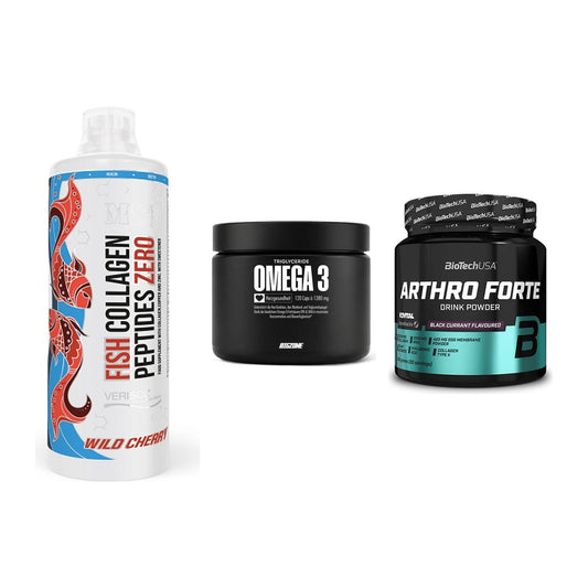 Gelenk-Set: MST Fish Collagen + Big Zone Omega 3 + BioTech Arthro – alle enthaltenen Artikel