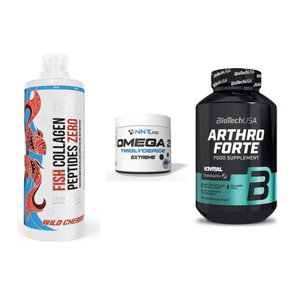 Gelenk-Set: MST Fish Collagen + NNT Omega 3 + BioTech Arthro – alle enthaltenen Artikel