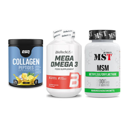 Gelenk-Set: ESN Collagen + BioTech Mega + MST MSM 2000 / – alle enthaltenen Artikel