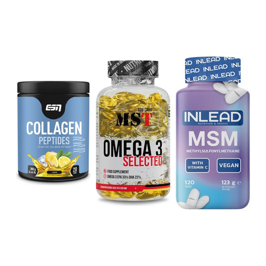 Gelenk-Set: ESN Collagen + MST Omega 3 + INLEAD MSM – alle enthaltenen Artikel