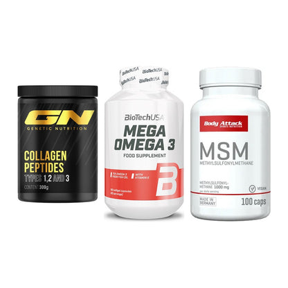 Gelenk-Set: GN Peptan + BioTech Mega + Body Attack MSM – alle enthaltenen Artikel