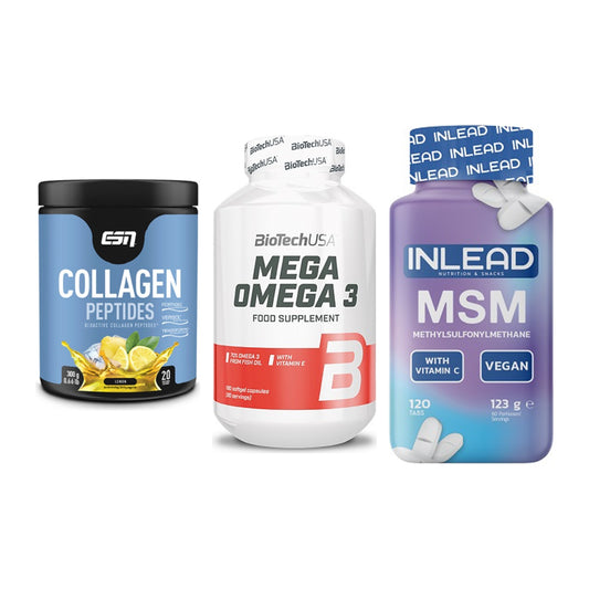 Gelenk-Set: ESN Collagen + BioTech Mega + INLEAD MSM – alle enthaltenen Artikel
