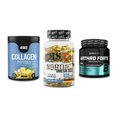 Gelenk-Set: ESN Collagen + MST Omega 3 + BioTech Arthro – alle enthaltenen Artikel