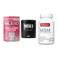 Gelenk-Set: INLEAD Collagen + Big Zone Omega 3 + Body Attack MSM – alle enthaltenen Artikel