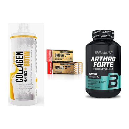 Gelenk-Set: MST Collagen + Nutrend Omega 3 + BioTech Arthro – alle enthaltenen Artikel