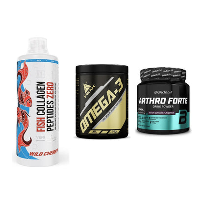 Gelenk-Set: MST Fish Collagen + Peak Omega-3 + BioTech Arthro – alle enthaltenen Artikel