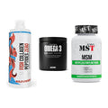Gelenk-Set: MST Fish Collagen + Big Zone Omega 3 + MST MSM 2000 / – alle enthaltenen Artikel