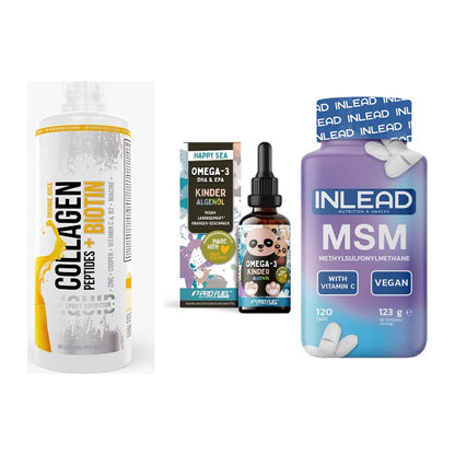 Gelenk-Set: MST Collagen + ProFuel OMEGA-3 + INLEAD MSM – alle enthaltenen Artikel