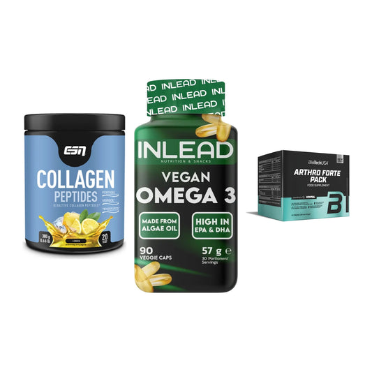 Gelenk-Set: ESN Collagen + INLEAD Vegan + BioTech Arthro – alle enthaltenen Artikel