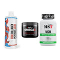 Gelenk-Set: MST Fish Collagen + Sinob Omega 3 180 + MST MSM 2000 / – alle enthaltenen Artikel