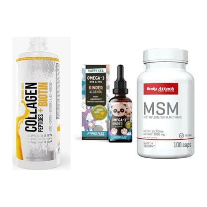 Gelenk-Set: MST Collagen + ProFuel OMEGA-3 + Body Attack MSM – alle enthaltenen Artikel