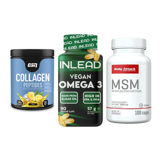 Gelenk-Set: ESN Collagen + INLEAD Vegan + Body Attack MSM – alle enthaltenen Artikel