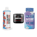 Gelenk-Set: MST Fish Collagen + Sinob Omega 3 180 + INLEAD MSM – alle enthaltenen Artikel