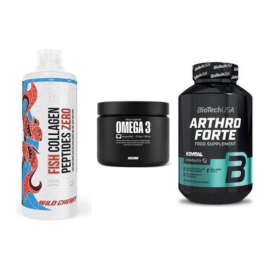 Gelenk-Set: MST Fish Collagen + Big Zone Omega 3 + BioTech Arthro – alle enthaltenen Artikel
