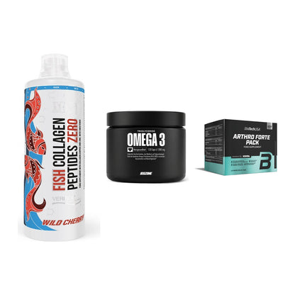 Gelenk-Set: MST Fish Collagen + Big Zone Omega 3 + BioTech Arthro – alle enthaltenen Artikel