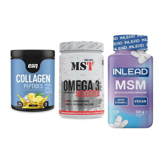 Gelenk-Set: ESN Collagen + MST Omega 3 + INLEAD MSM – alle enthaltenen Artikel