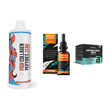 Gelenk-Set: MST Fish Collagen + ProFuel Omega 3 + BioTech Arthro – alle enthaltenen Artikel