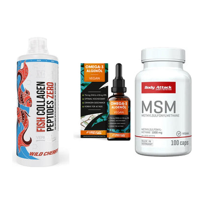 Gelenk-Set: MST Fish Collagen + ProFuel Omega 3 + Body Attack MSM – alle enthaltenen Artikel