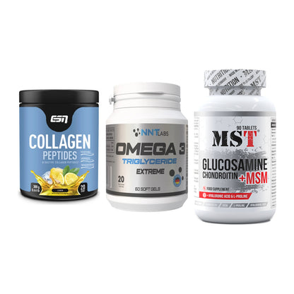 Gelenk-Set: ESN Collagen + NNT Omega 3 + MST Glucosamine – alle enthaltenen Artikel