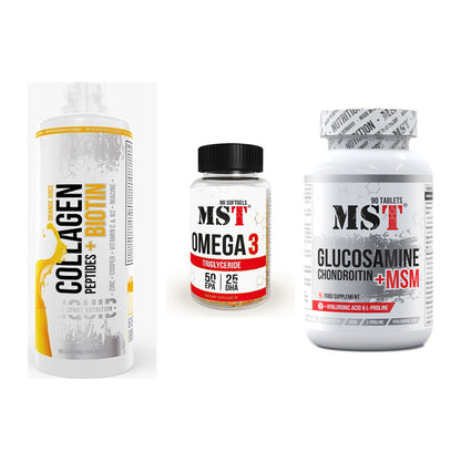 Gelenk-Set: MST Collagen + MST Omega 3 + MST Glucosamine – alle enthaltenen Artikel