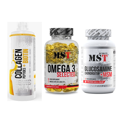 Gelenk-Set: MST Collagen + MST Omega 3 + MST Glucosamine – alle enthaltenen Artikel