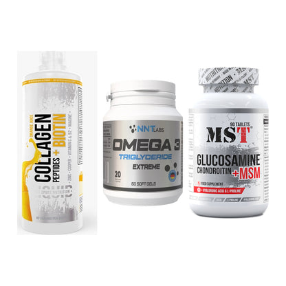 Gelenk-Set: MST Collagen + NNT Omega 3 + MST Glucosamine – alle enthaltenen Artikel