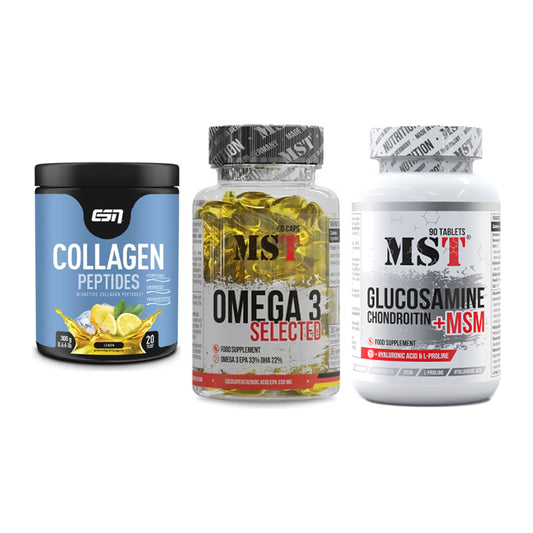 Gelenk-Set: ESN Collagen + MST Omega 3 + MST Glucosamine – alle enthaltenen Artikel