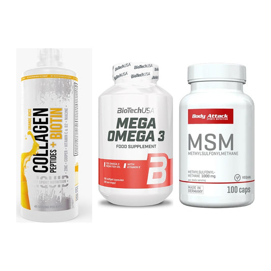 Gelenk-Set: MST Collagen + BioTech Mega + Body Attack MSM – alle enthaltenen Artikel