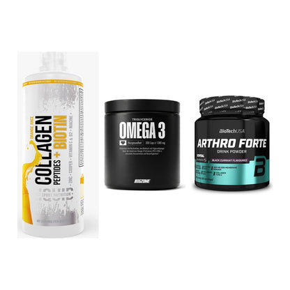 Gelenk-Set: MST Collagen + Big Zone Omega 3 + BioTech Arthro – alle enthaltenen Artikel
