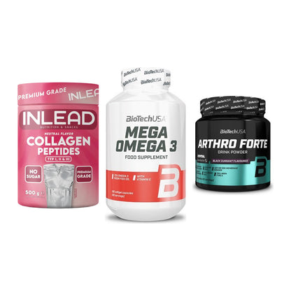 Gelenk-Set: INLEAD Collagen + BioTech Mega + BioTech Arthro – alle enthaltenen Artikel