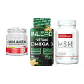 Gelenk-Set: BioTech Collagen + INLEAD Vegan Omega 3 + Body Attack MSM – alle enthaltenen Artikel