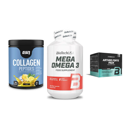 Gelenk-Set: ESN Collagen + BioTech Mega + BioTech Arthro – alle enthaltenen Artikel