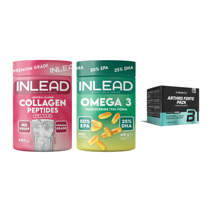 Gelenk-Set: INLEAD Collagen + INLEAD Omega-3 + BioTech Arthro – alle enthaltenen Artikel