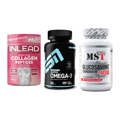 Gelenk-Set: INLEAD Collagen + ESN Omega 3 + MST Glucosamine – alle enthaltenen Artikel