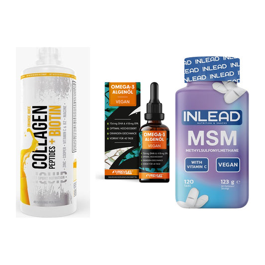 Gelenk-Set: MST Collagen + ProFuel Omega 3 + INLEAD MSM – alle enthaltenen Artikel