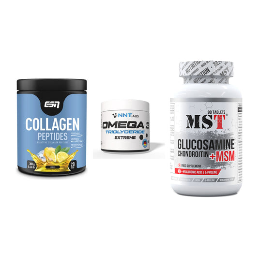 Gelenk-Set: ESN Collagen + NNT Omega 3 + MST Glucosamine – alle enthaltenen Artikel