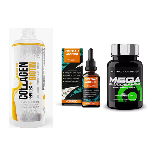 Gelenk-Set: MST Collagen + ProFuel Omega 3 + Scitec Mega – alle enthaltenen Artikel
