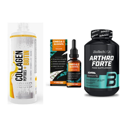 Gelenk-Set: MST Collagen + ProFuel Omega 3 + BioTech Arthro – alle enthaltenen Artikel