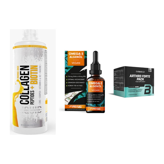 Gelenk-Set: MST Collagen + ProFuel Omega 3 + BioTech Arthro – alle enthaltenen Artikel