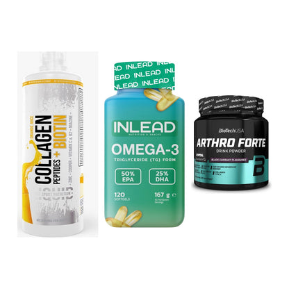 Gelenk-Set: MST Collagen + INLEAD Omega-3 + BioTech Arthro – alle enthaltenen Artikel