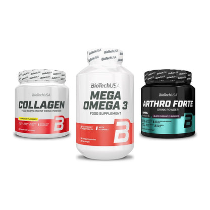 Gelenk-Set: BioTech Collagen + BioTech Mega + BioTech Arthro – alle enthaltenen Artikel