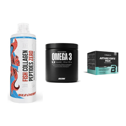 Gelenk-Set: MST Fish Collagen + Big Zone Omega 3 + BioTech Arthro – alle enthaltenen Artikel