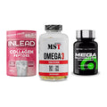 Gelenk-Set: INLEAD Collagen + MST Omega 3 + Scitec Mega – alle enthaltenen Artikel